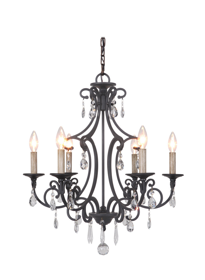 Craftmade Bentley 38926-MBK Chandelier Light - Matte Black