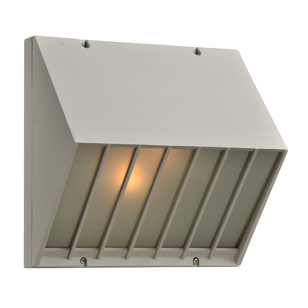 Plc Lighting 1313 SL Castana Two Light Outdoor Fixture Outdoor Pewter, Nickel, Silver