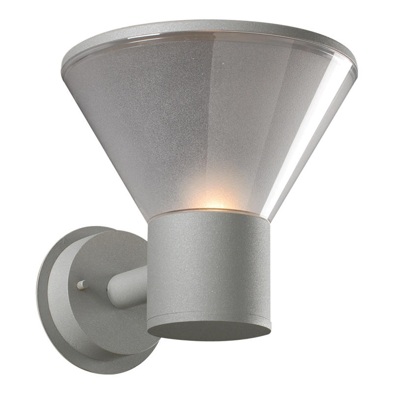 Plc Lighting 2107 SL Nautica One Light Outdoor Fixture Outdoor Pewter, Nickel, Silver