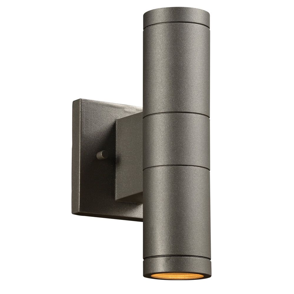 Plc Lighting 8024 BZ Troll-Ii Two Light Outdoor Fixture Outdoor Bronze / Dark