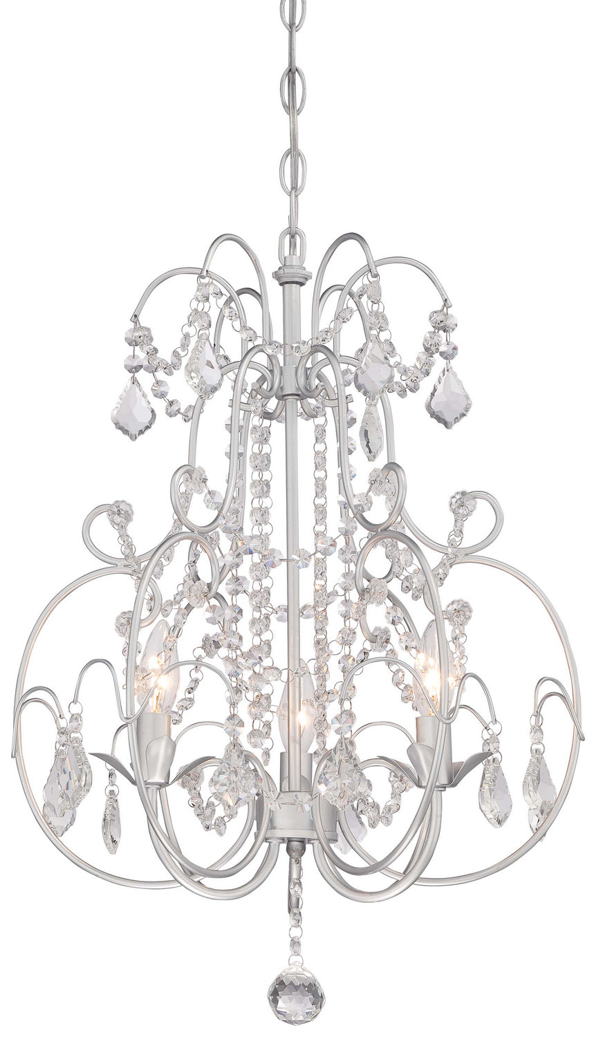 Minka-Lavery Isabella`S Crown 3153-599 Chandelier Light - Vintage Silver