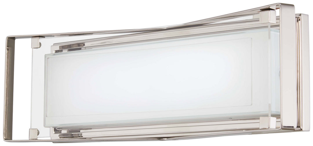 George Kovacs Crystal Clear P1183-613-L Bath Vanity Light 22 in. wide - Polished Nickel