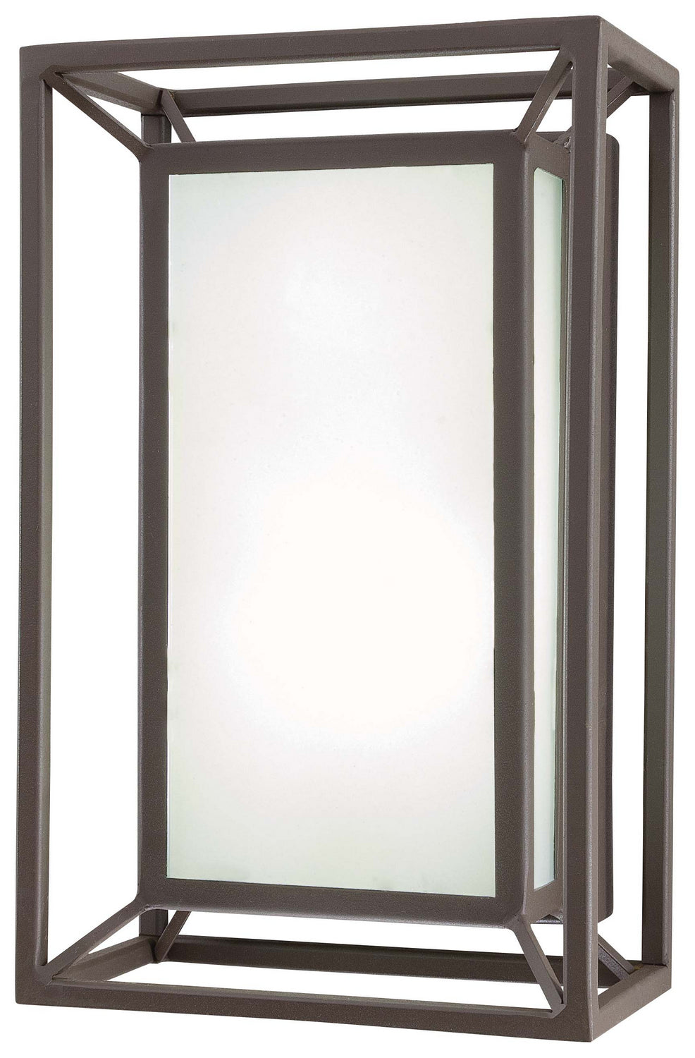 George Kovacs Lighting P1203-287-L Outline Led Pocket Lantern Outdoor Bronze / Dark