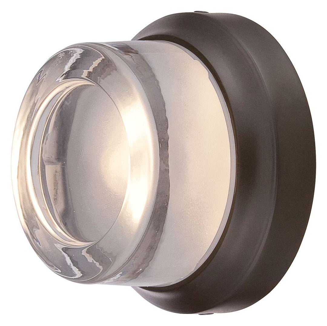 George Kovacs Lighting P1240-143-L Comet Led Wall Sconce/ Flush Mount Outdoor Bronze / Dark