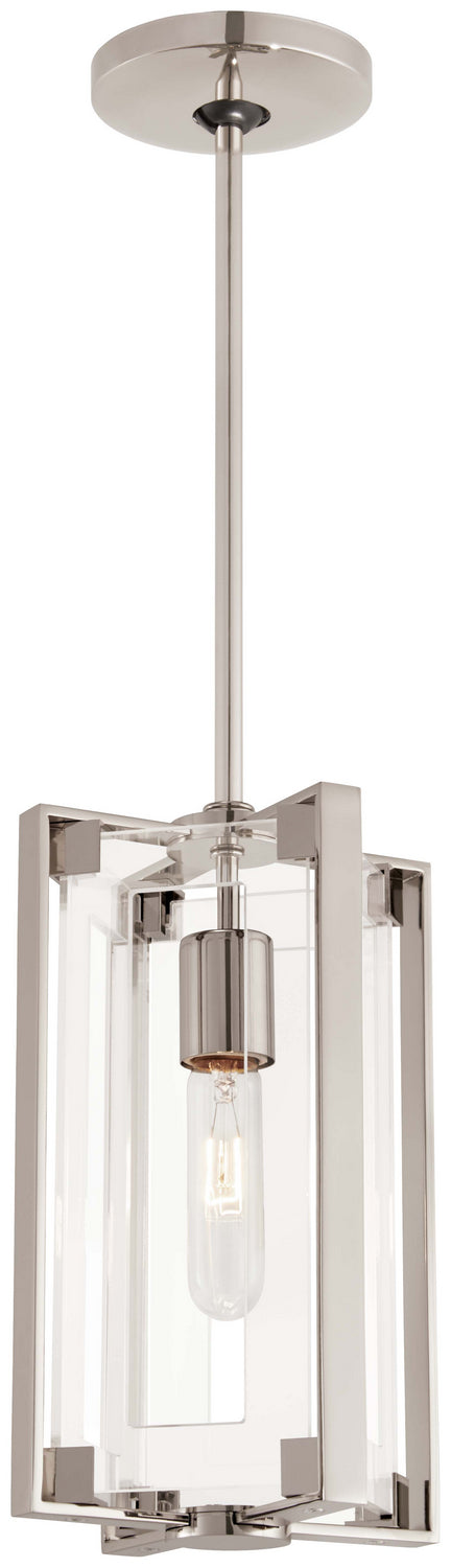 George Kovacs Crystal Clear P1401-613 Pendant Light - Polished Nickel