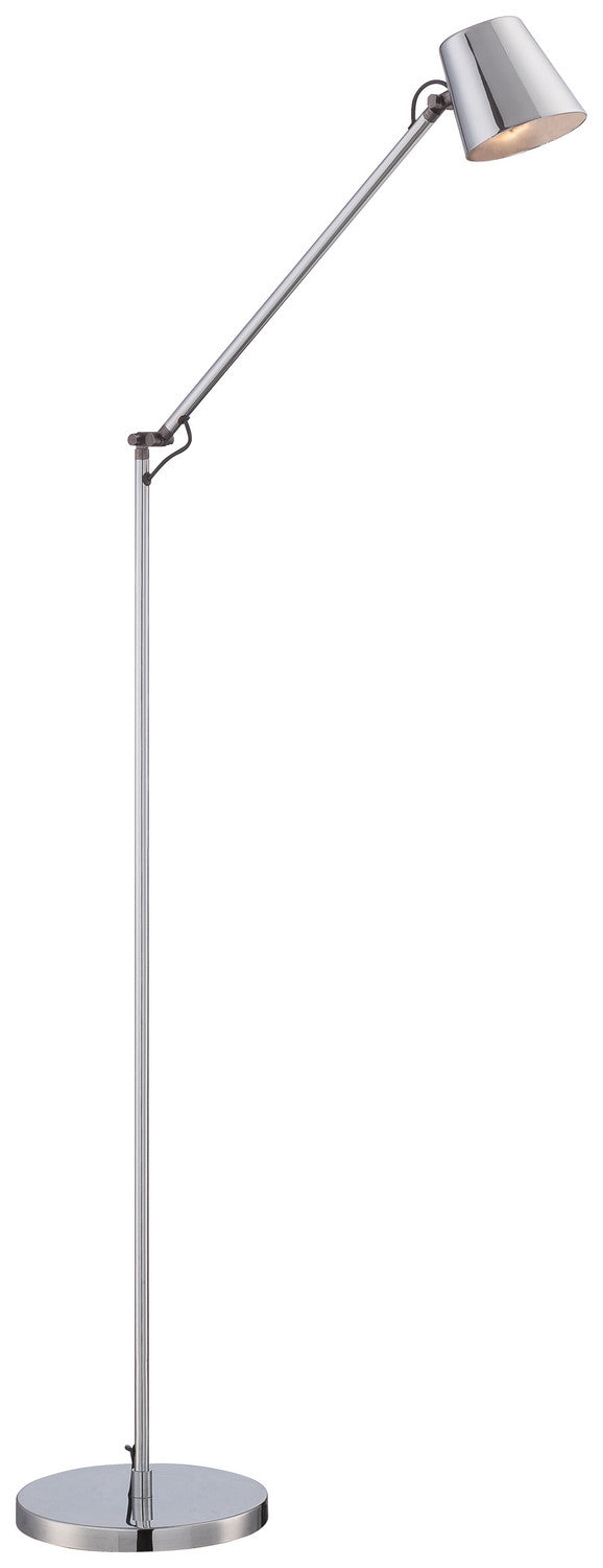 George Kovacs Lighting P303-2-077-L George`S Reading Room Led Floor Lamp Lamp Chrome