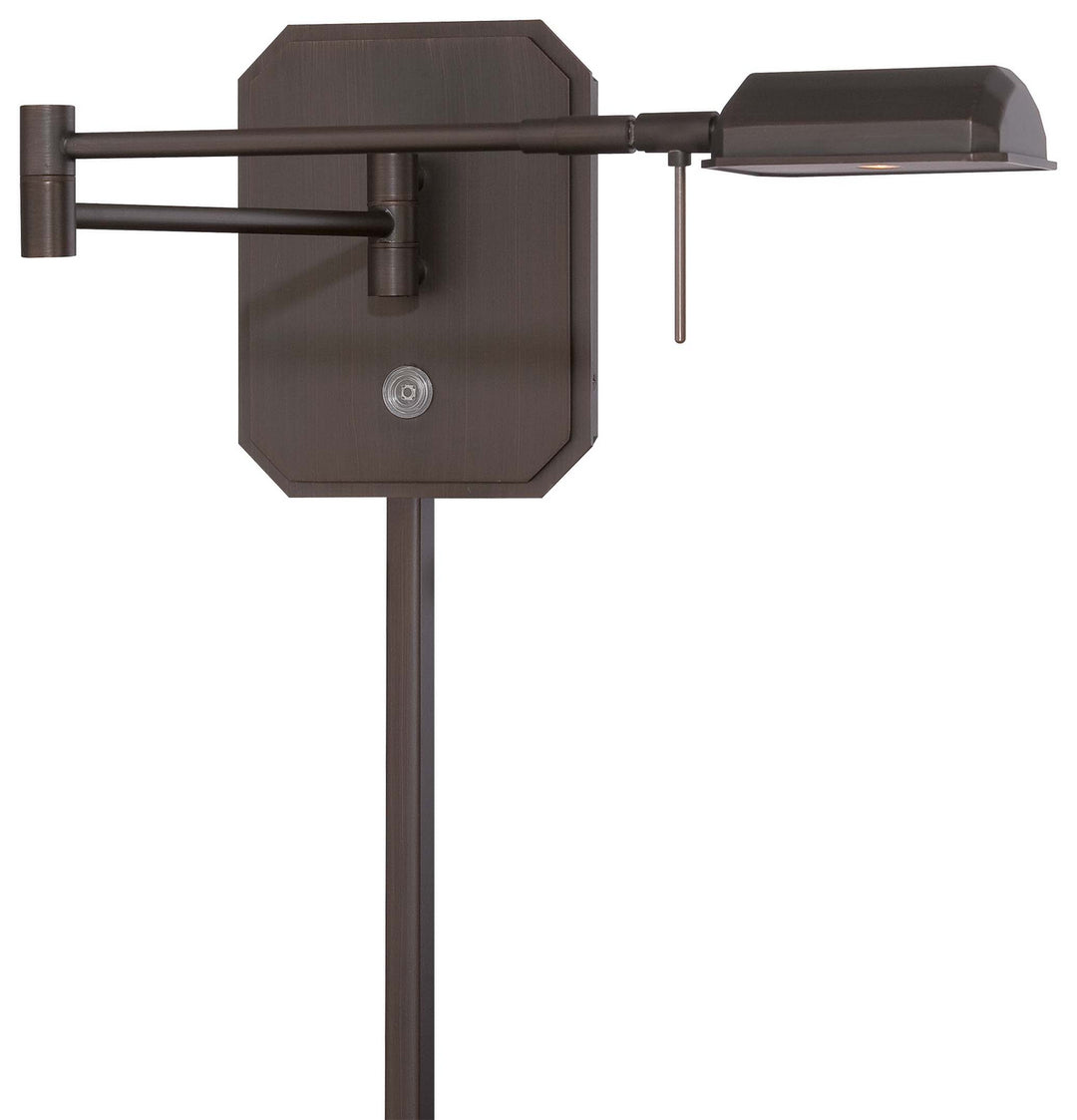 George Kovacs Lighting P4348-647 George's Reading Room Led Swing Arm Wall Lamp Lamp Bronze / Dark
