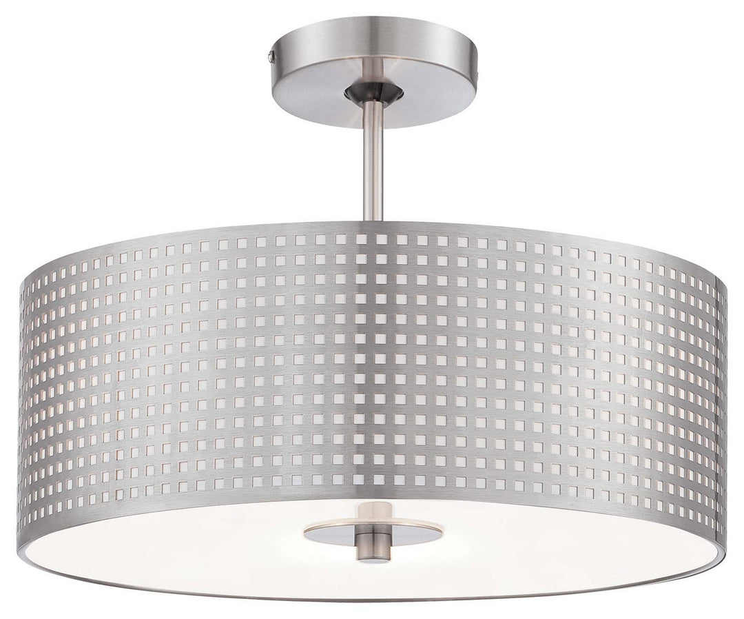 George Kovacs Grid P5747-084 Ceiling Light - Brushed Nickel