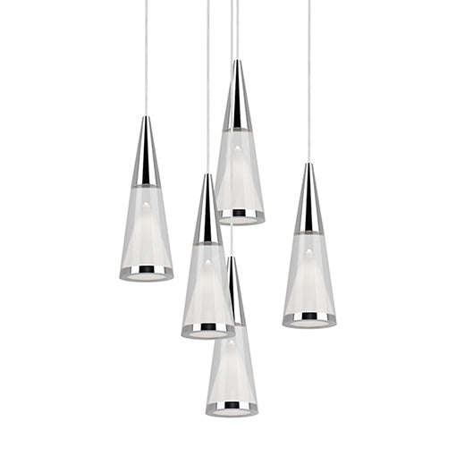 Kuzco Pendants 402405CH-LED Pendant Light - Chrome