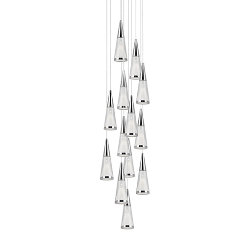 Kuzco Pendants 402413CH-LED Pendant Light - Chrome