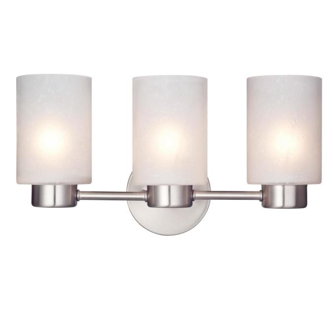 Westinghouse Sylvestre 6227900 Bath Vanity Light 7 in. wide - Brushed Nickel