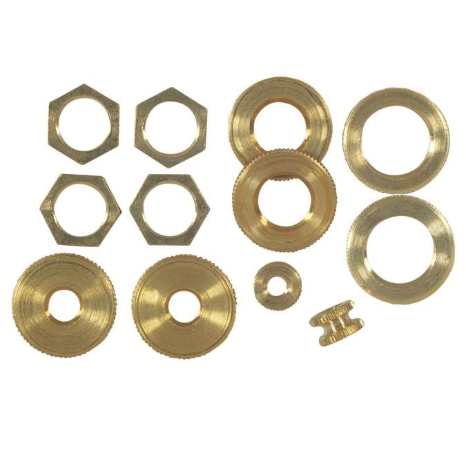 Westinghouse Lighting 7015300  Locknuts Home Decor Solid Brass