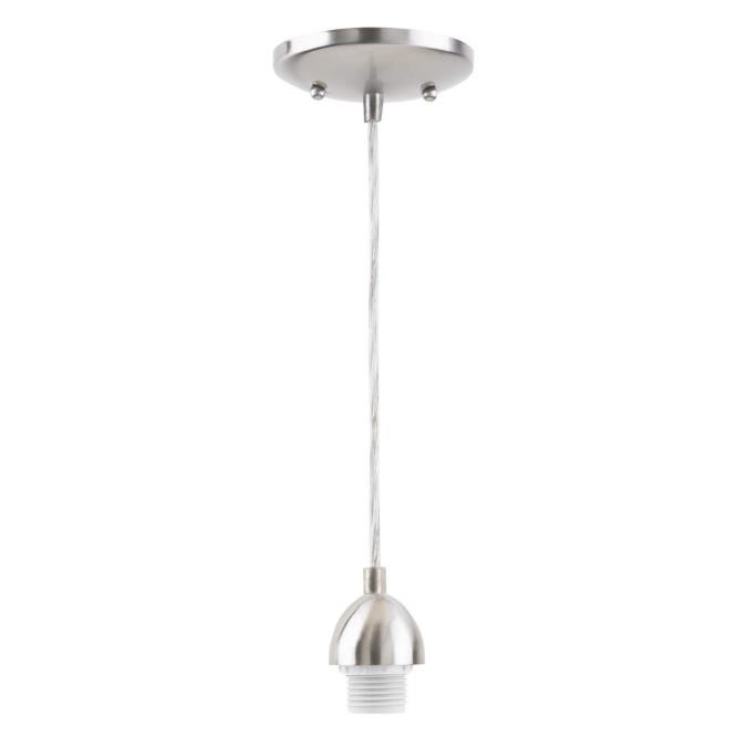 Westinghouse Lighting 7028400  Mini Pendant Utility Light Brushed Nickel