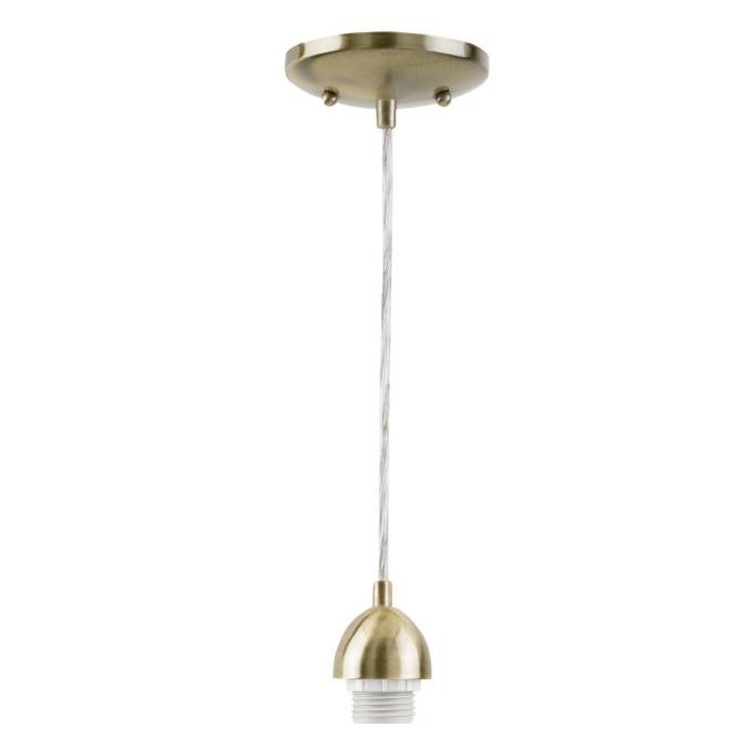 Westinghouse Lighting 7028700  Mini Pendant Utility Light Antique Brass