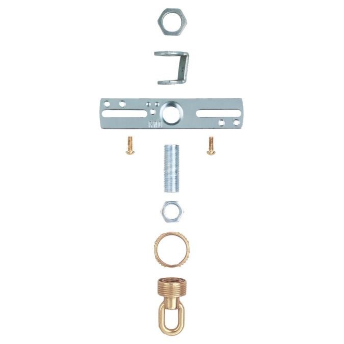 Westinghouse Lighting 7035000  Screw Collar Loop Kit Home Decor Brass-Plated