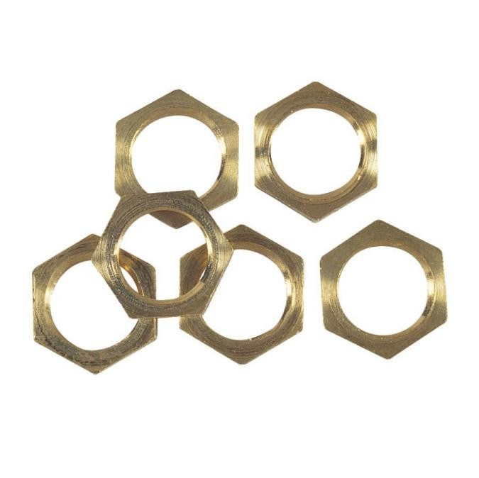 Westinghouse Lighting 7062100  Hex Nuts Home Decor Solid Brass