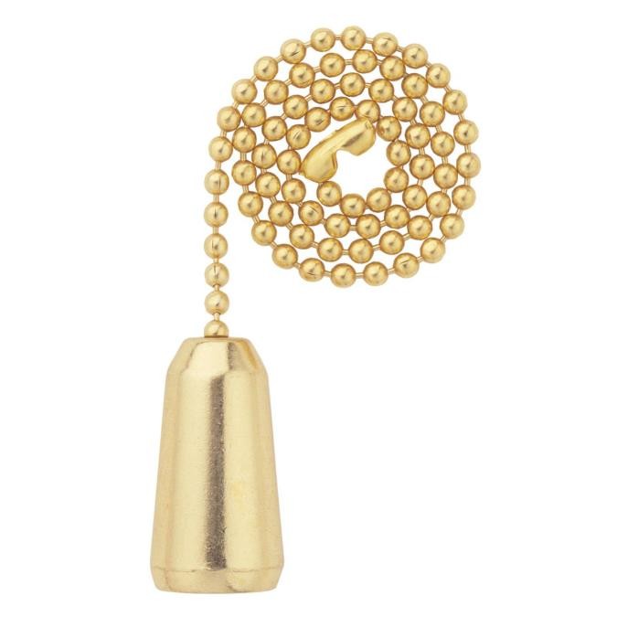 Westinghouse Lighting 7700500  Pull Chain Fan Polished Brass