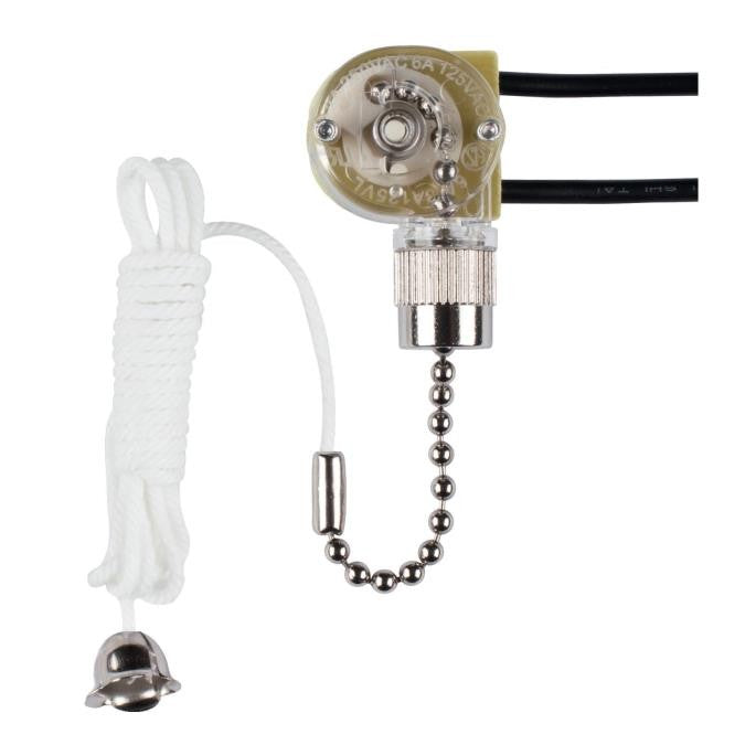 Westinghouse Lighting 7702200  Fan Light Switch Fan Chrome