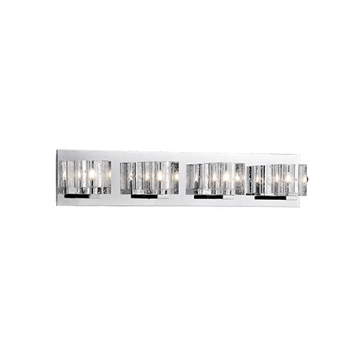 Kuzco Bathroom Fixtures 701044 Bath Vanity Light 25 in. wide - Chrome