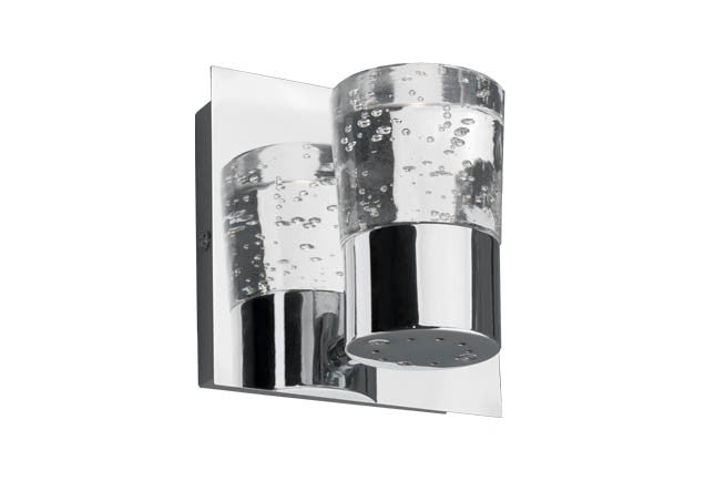 Kuzco Bathroom Fixtures 701131CH-LED Wall Sconce Light - Chrome