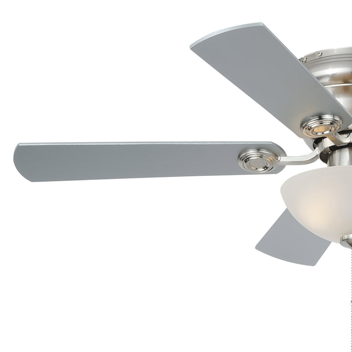 Vaxcel Expo F0023 Ceiling Fan - Satin Nickel, Maple-Silver/