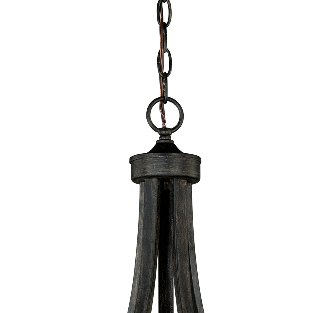 Vaxcel Halifax H0135 Chandelier Light - Black Walnut