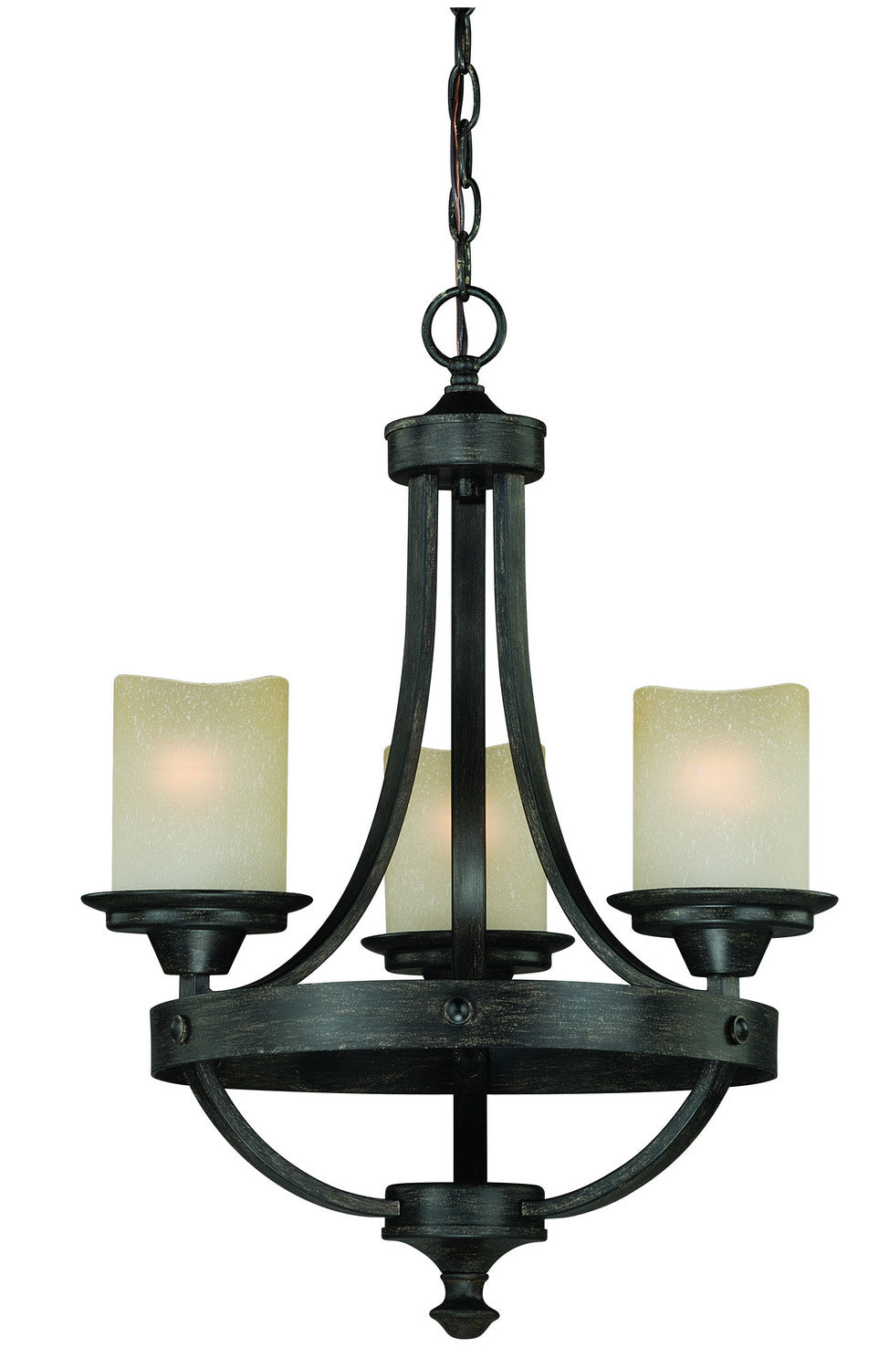 Vaxcel Halifax H0136 Chandelier Light - Black Walnut