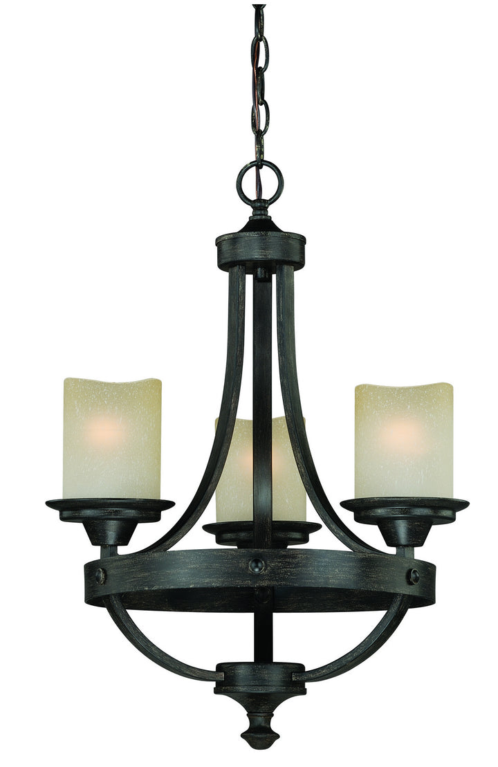 Vaxcel Halifax H0136 Chandelier Light - Black Walnut