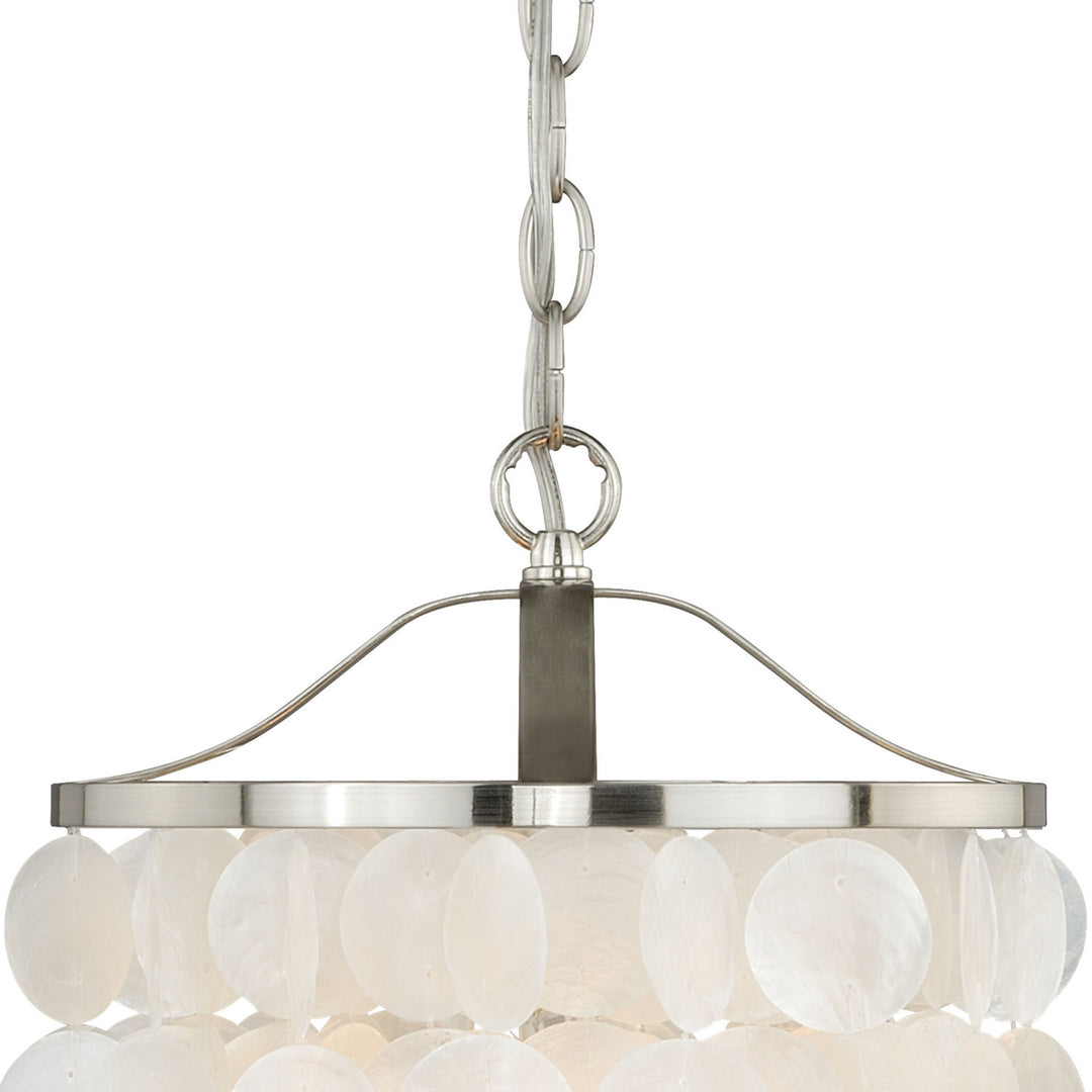 Vaxcel Elsa P0138 Pendant Light - Satin Nickel