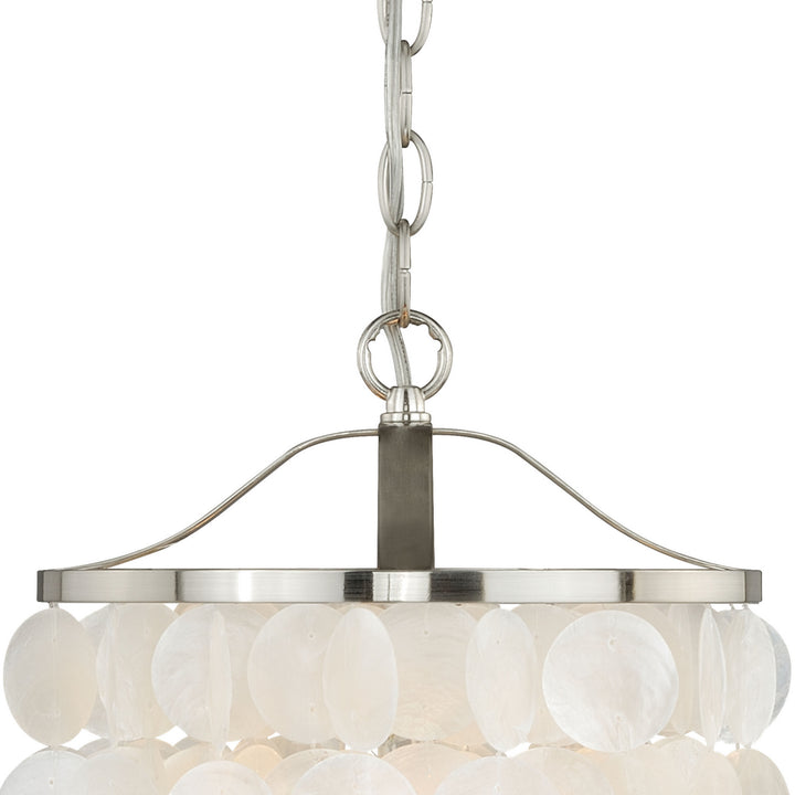 Vaxcel Elsa P0138 Pendant Light - Satin Nickel
