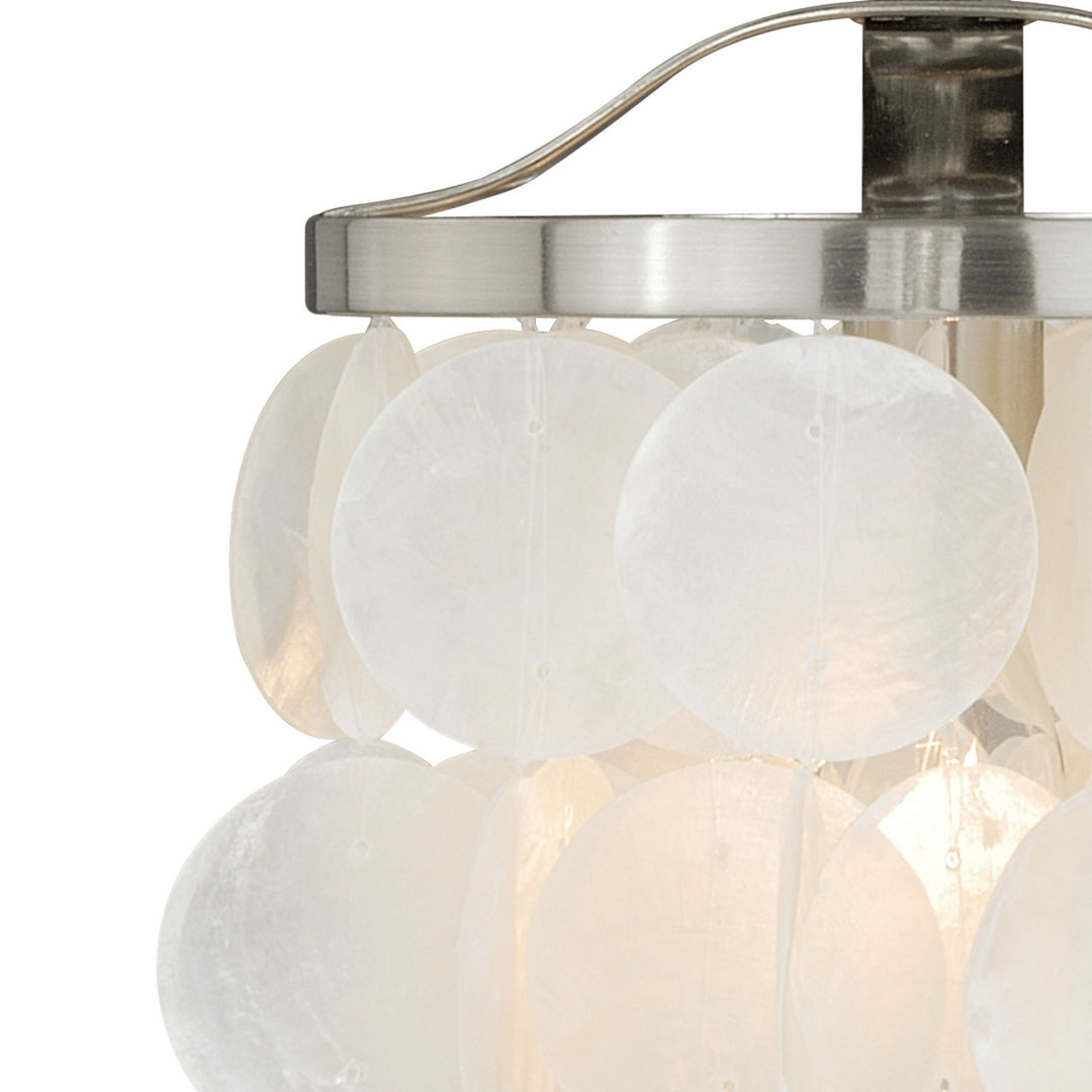 Vaxcel Elsa P0141 Pendant Light - Satin Nickel