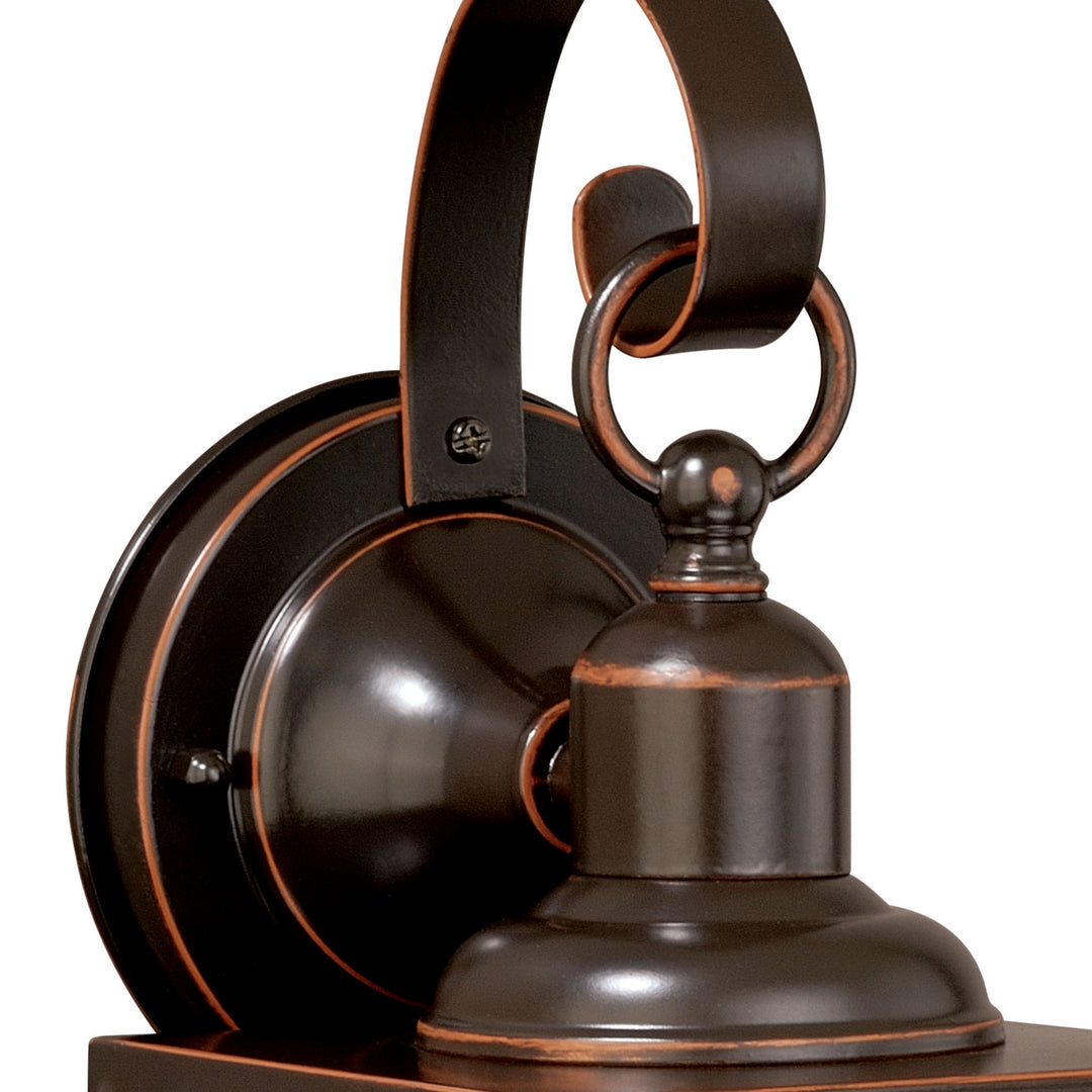 Vaxcel Lighting T0110 Trail One Light Outdoor Wall Mount Outdoor Bronze / Dark