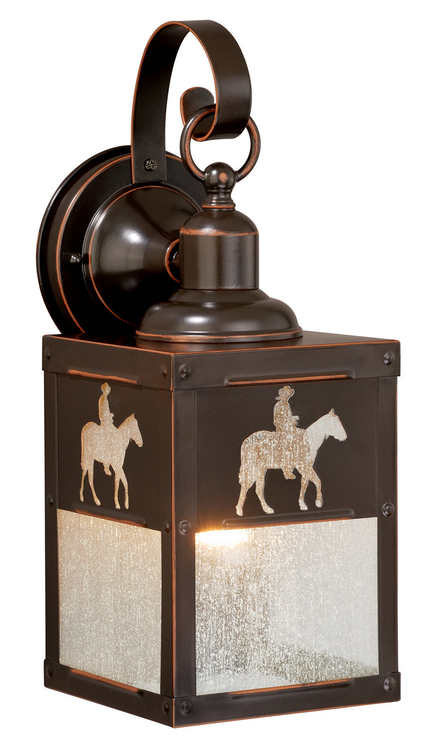 Vaxcel Lighting T0110 Trail One Light Outdoor Wall Mount Outdoor Bronze / Dark