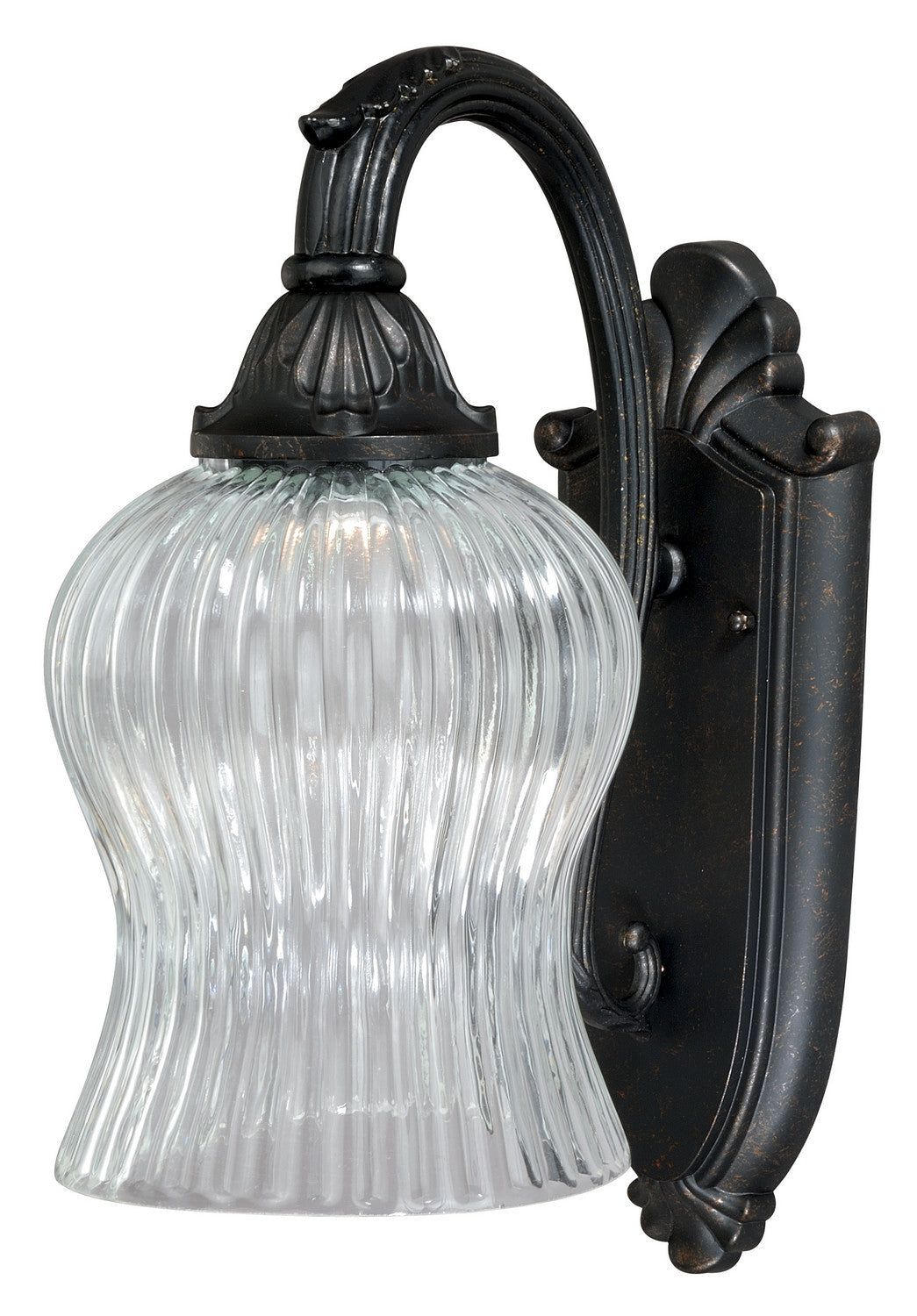 Vaxcel Lighting T0154 York One Light Outdoor Wall Mount Outdoor Bronze / Dark