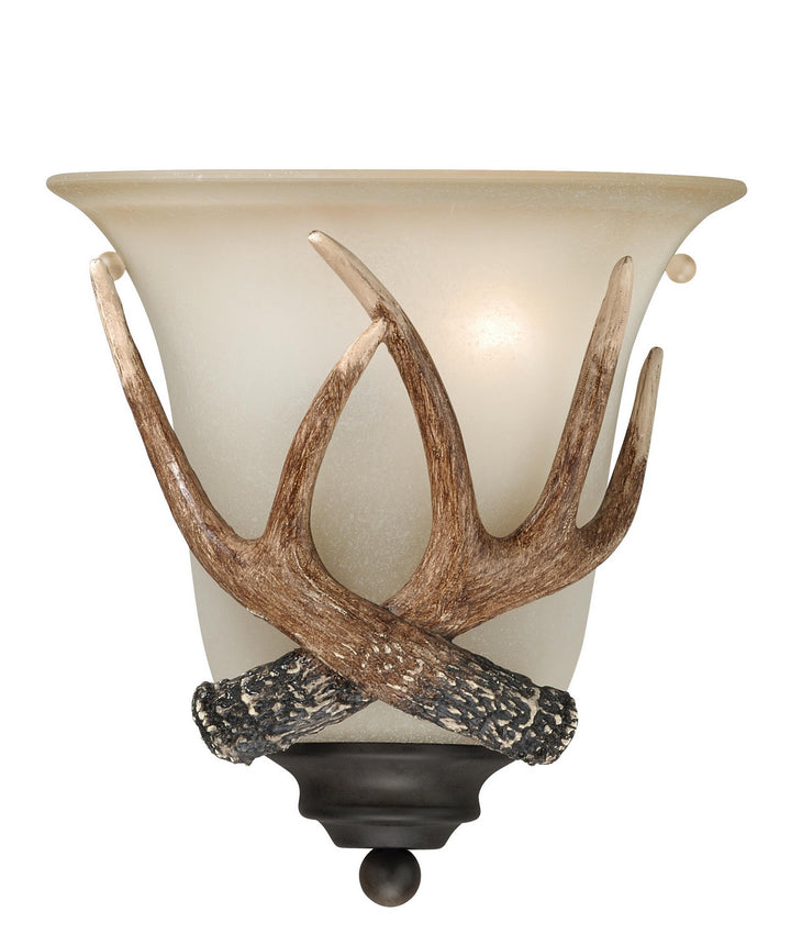 Vaxcel Yoho W0148 Wall Light - Black Walnut