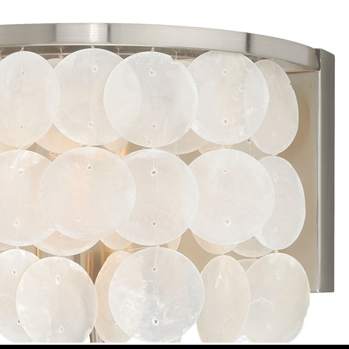 Vaxcel Elsa W0152 Bath Vanity Light 21 in. wide - Satin Nickel