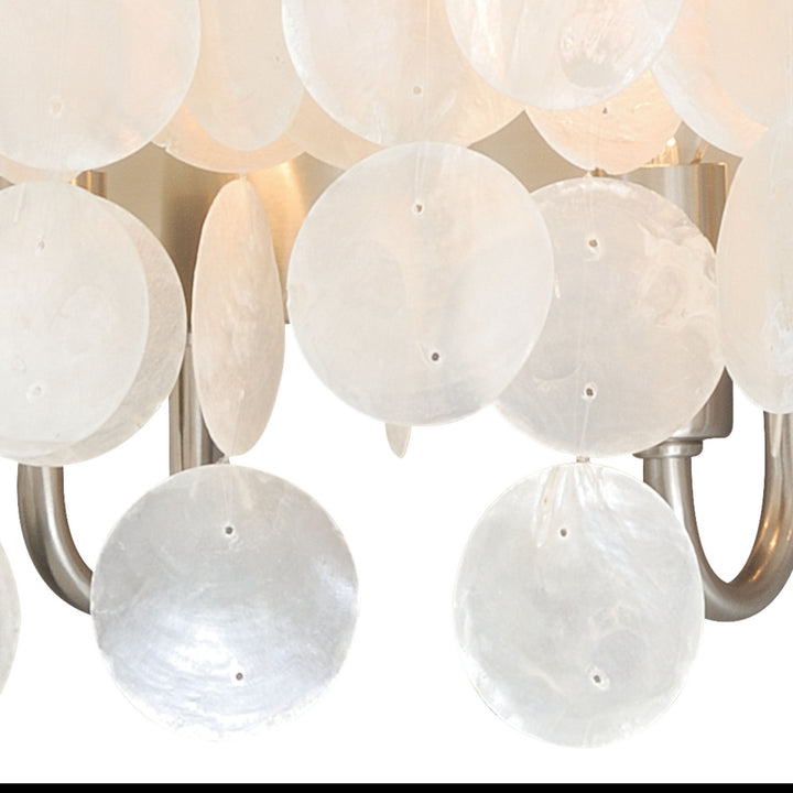 Vaxcel Elsa W0152 Bath Vanity Light 21 in. wide - Satin Nickel