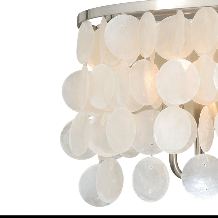 Vaxcel Elsa W0152 Bath Vanity Light 21 in. wide - Satin Nickel