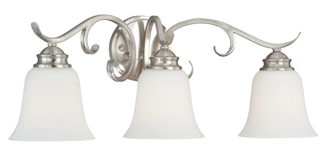 Vaxcel Hartford W0162 Bath Vanity Light 24 in. wide - Satin Nickel