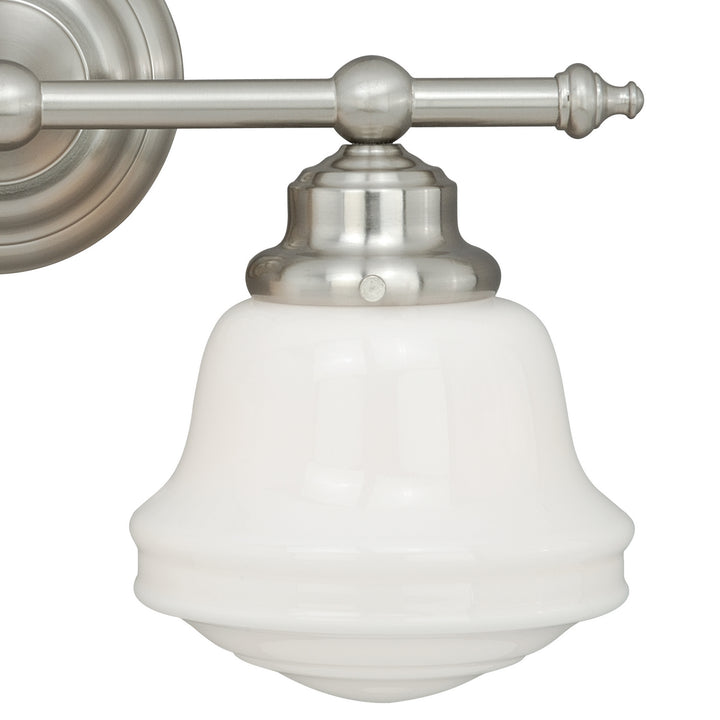 Vaxcel Huntley W0169 Bath Vanity Light 16 in. wide - Satin Nickel