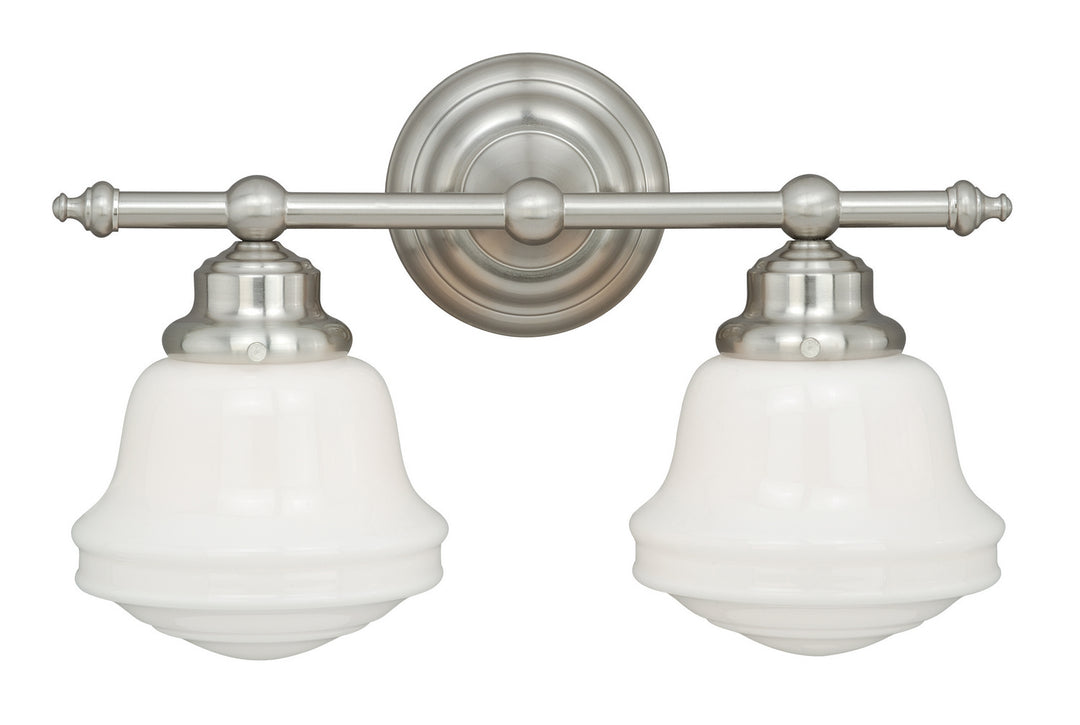Vaxcel Huntley W0169 Bath Vanity Light 16 in. wide - Satin Nickel