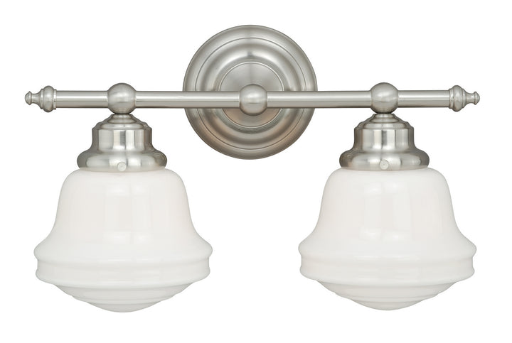 Vaxcel Huntley W0169 Bath Vanity Light 16 in. wide - Satin Nickel