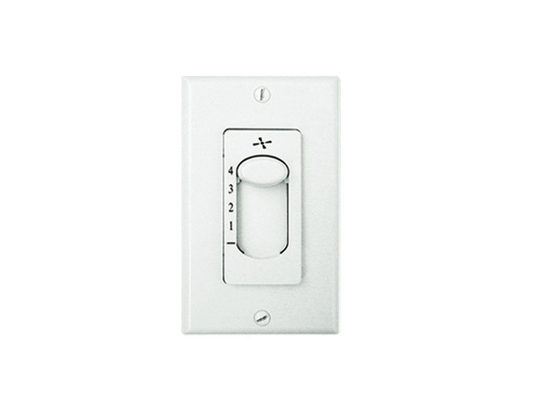 Vaxcel Lighting X-WC4013 Ceiling Fan Control 4-Speed Ceiling Fan Wall Control Ceiling Fan White