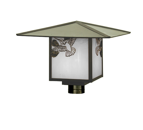 Meyda Tiffany Lighting 64980 Seneca Post Mount Outdoor Bronze / Dark