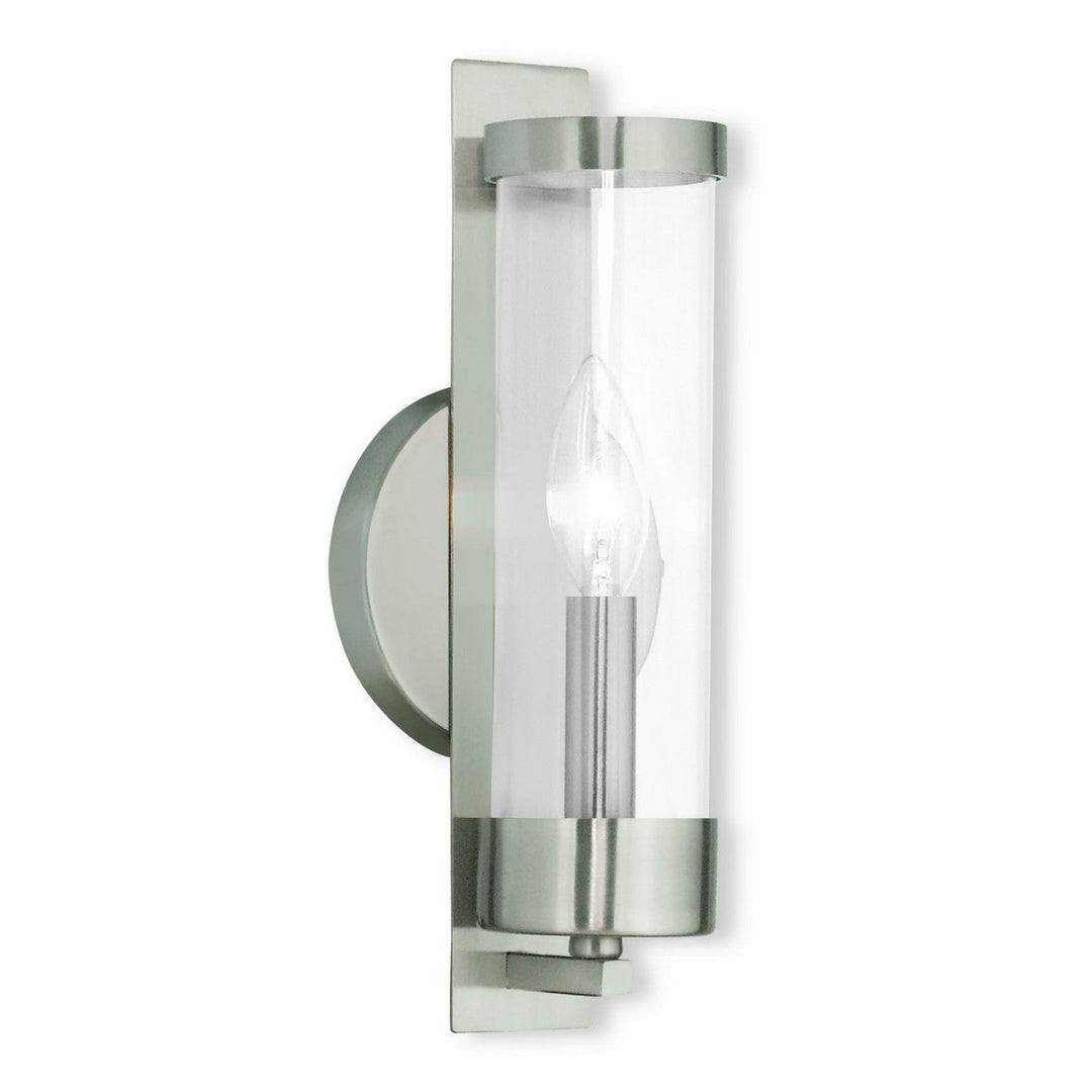 Livex Castleton 10141-91 Wall Sconce Light - Brushed Nickel