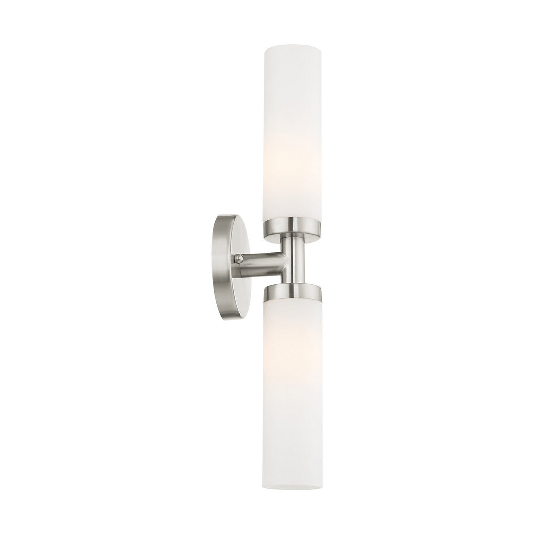 Livex Aero 10104-91 Bath Vanity Light 18 in. wide - Brushed Nickel