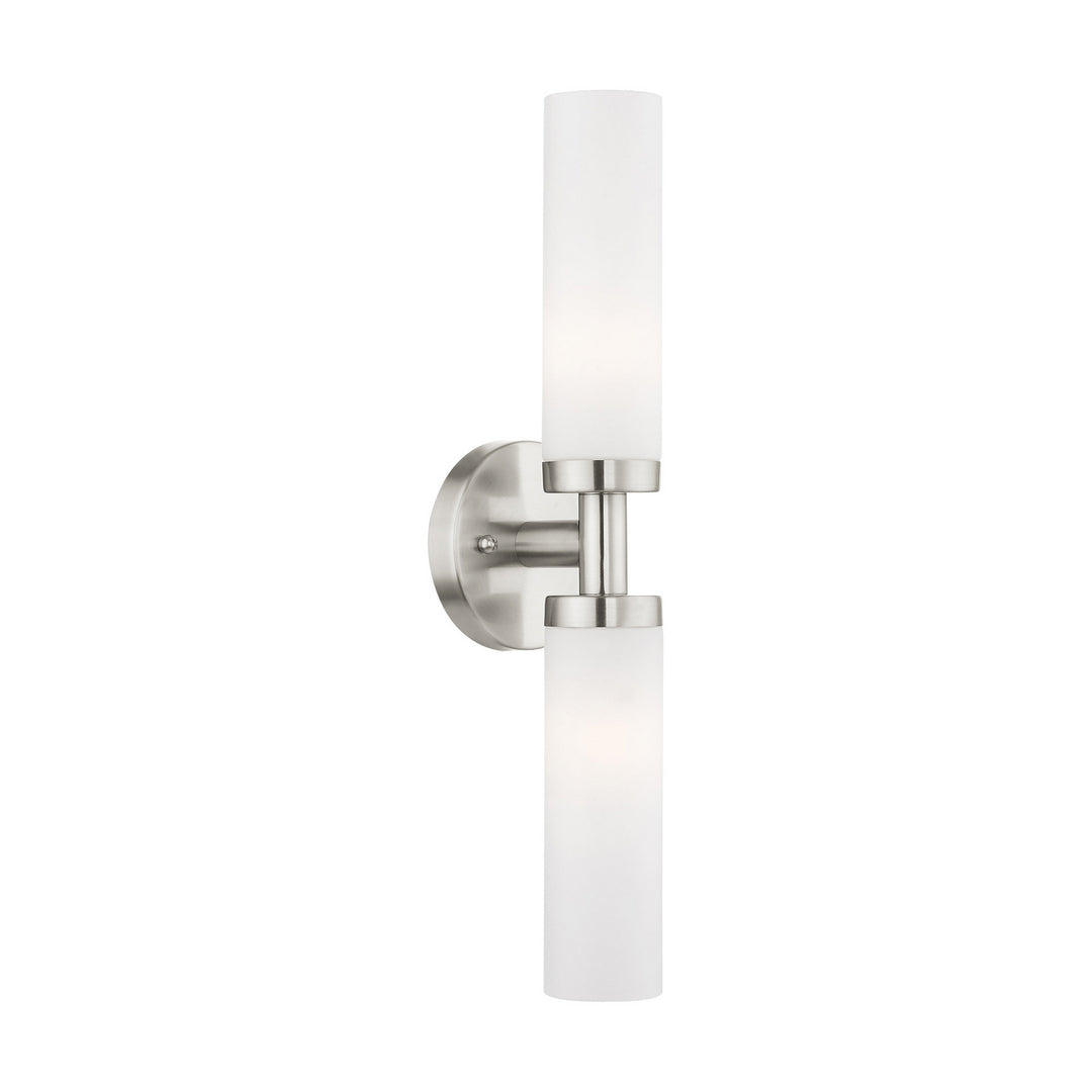 Livex Aero 10104-91 Bath Vanity Light 18 in. wide - Brushed Nickel