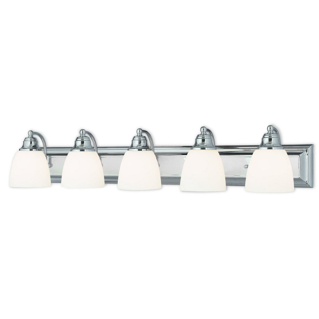 Livex Springfield 10505-05 Bath Vanity Light 36 in. wide - Polished Chrome