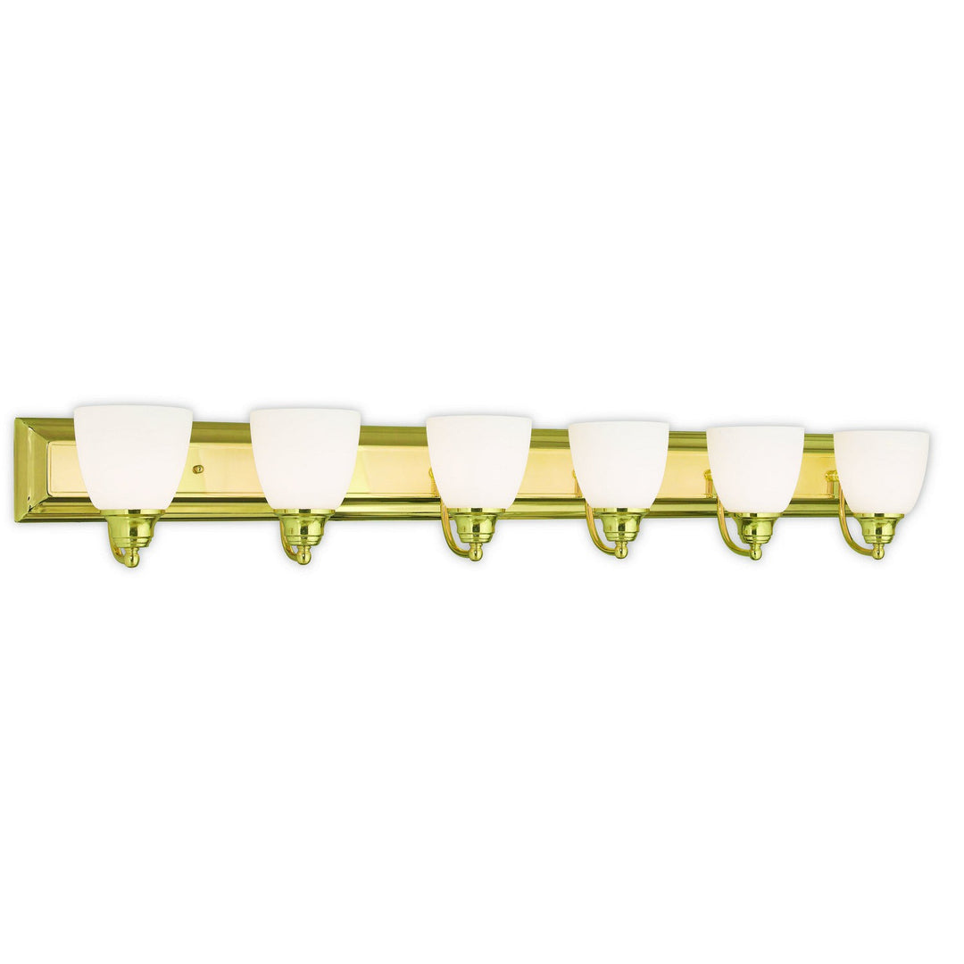 Livex Springfield 10506-02 Bath Vanity Light 48 in. wide - Polished Brass