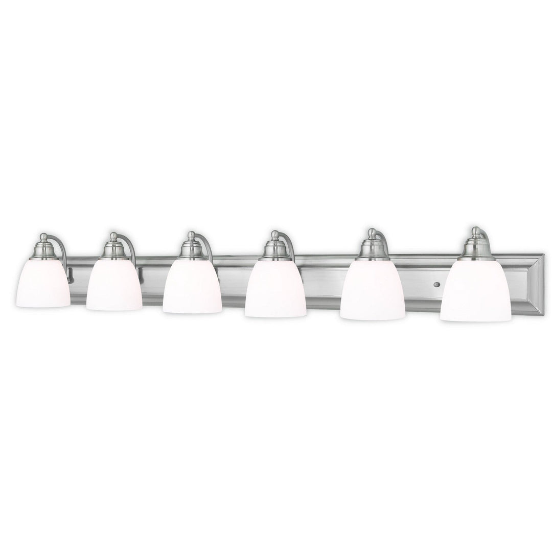 Livex Springfield 10506-91 Bath Vanity Light 48 in. wide - Brushed Nickel